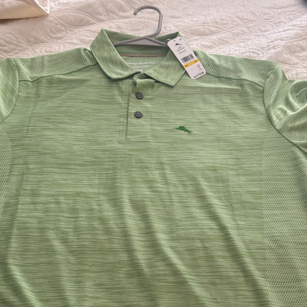 Tommy Bahama Light Green Polo Shirt